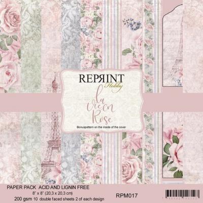 Reprint La Vie En Rose Collection Designpapier - Paper Pack
